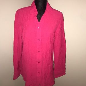 NWT women’s fuchsia blouse NEW STAG brand